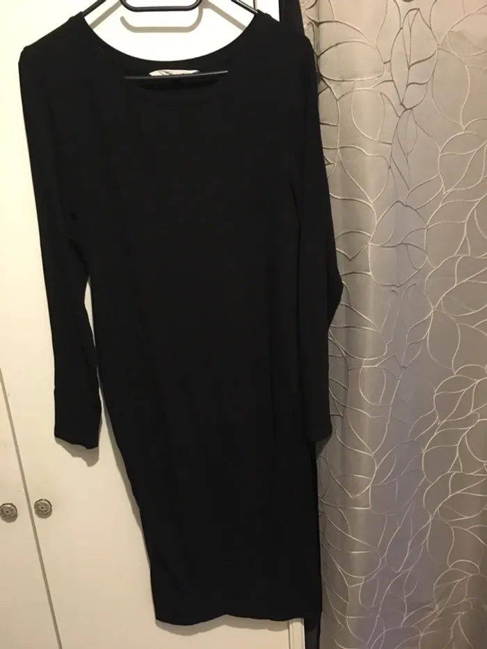 Robe longue de grossesse noire T.M - photo numéro 2