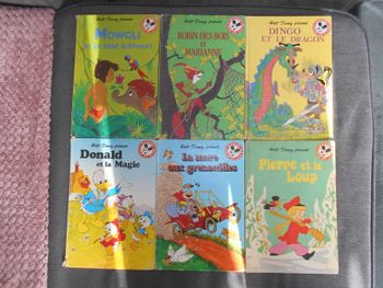 Anciens livres (Club du Livre Mickey - Walt Disney) des années 1970/1980