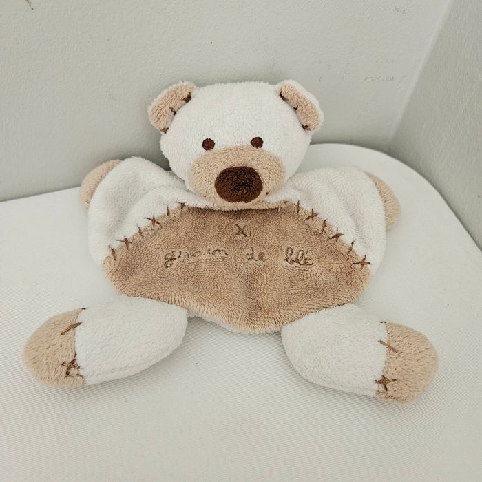 Doudou grain de blé ourson