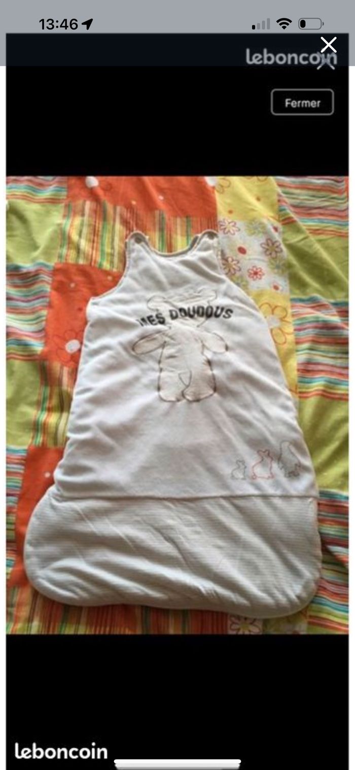 Gigoteuse crème 0/6 mois