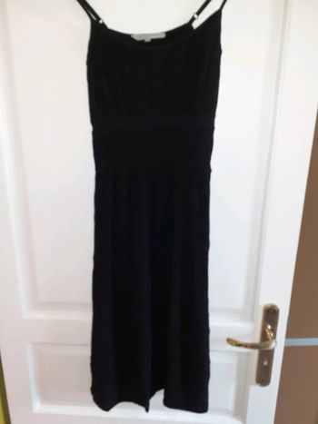 Robe fine bretelles noire