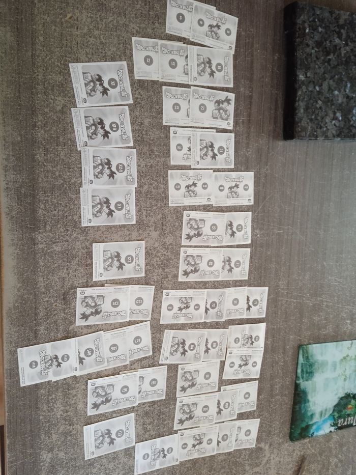 Lot Carte dragon Ball - photo numéro 2