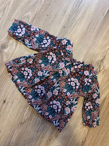 Chemise fleurie Jacadi 3 mois