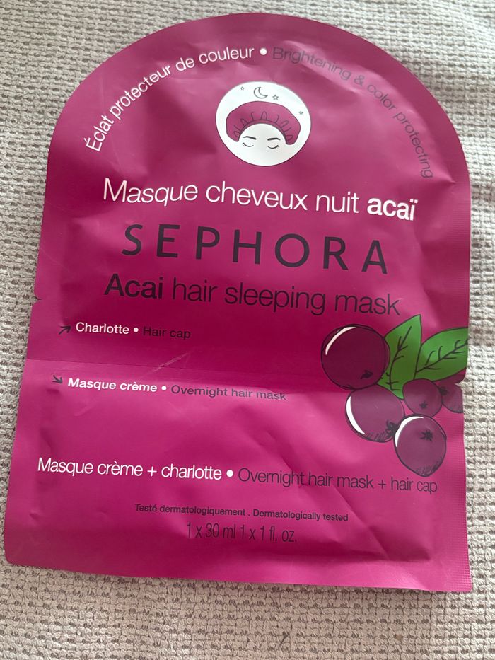 Masque cheveux nuit acaï sephora