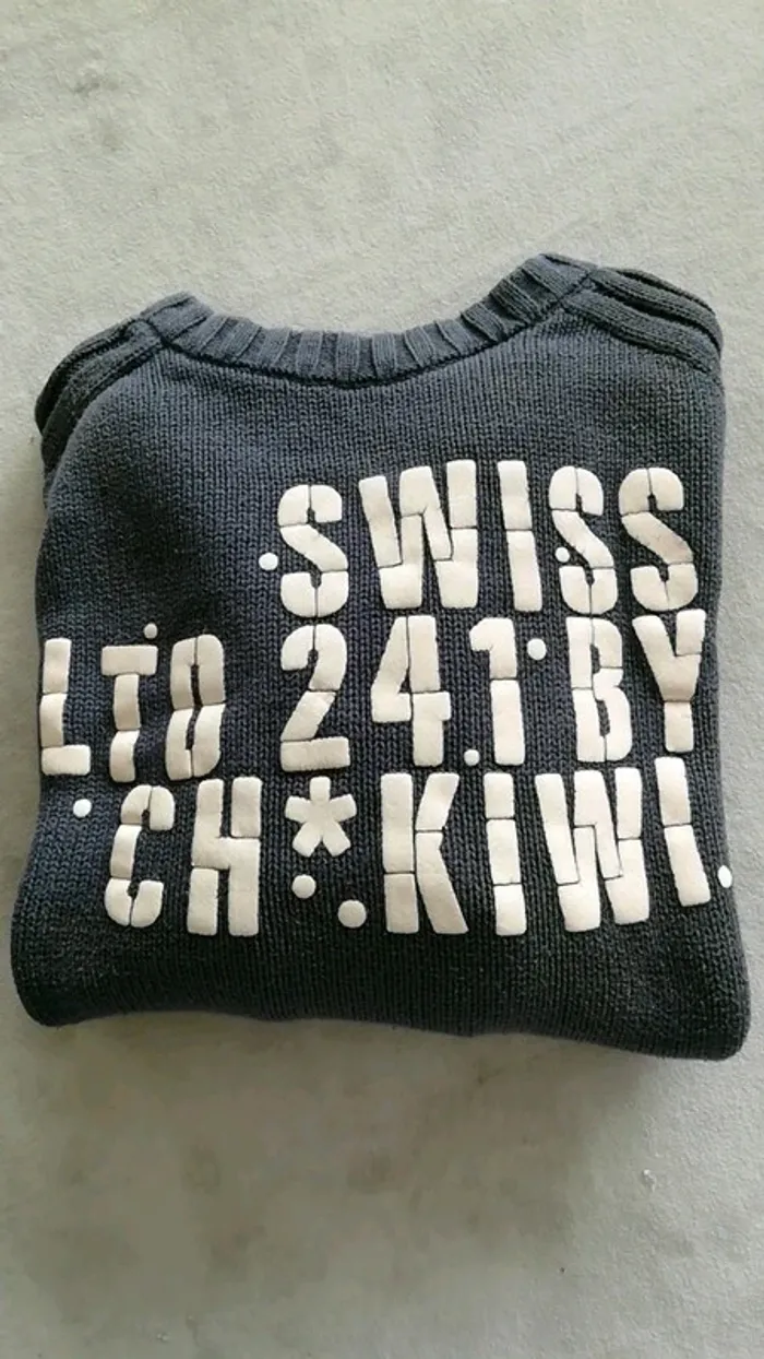 Pull S pour les kiwiomanes