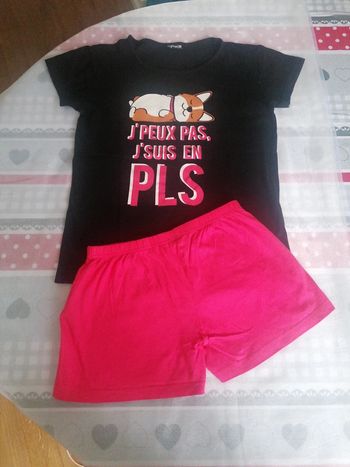 Pyjama short 2 pièces XS