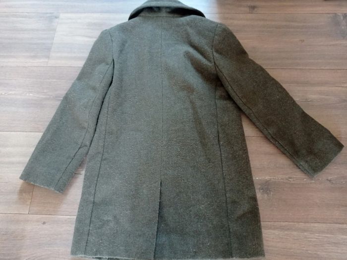 Veste longue IKKS manteau chic kaki 8 ans 🧥 - photo numéro 4