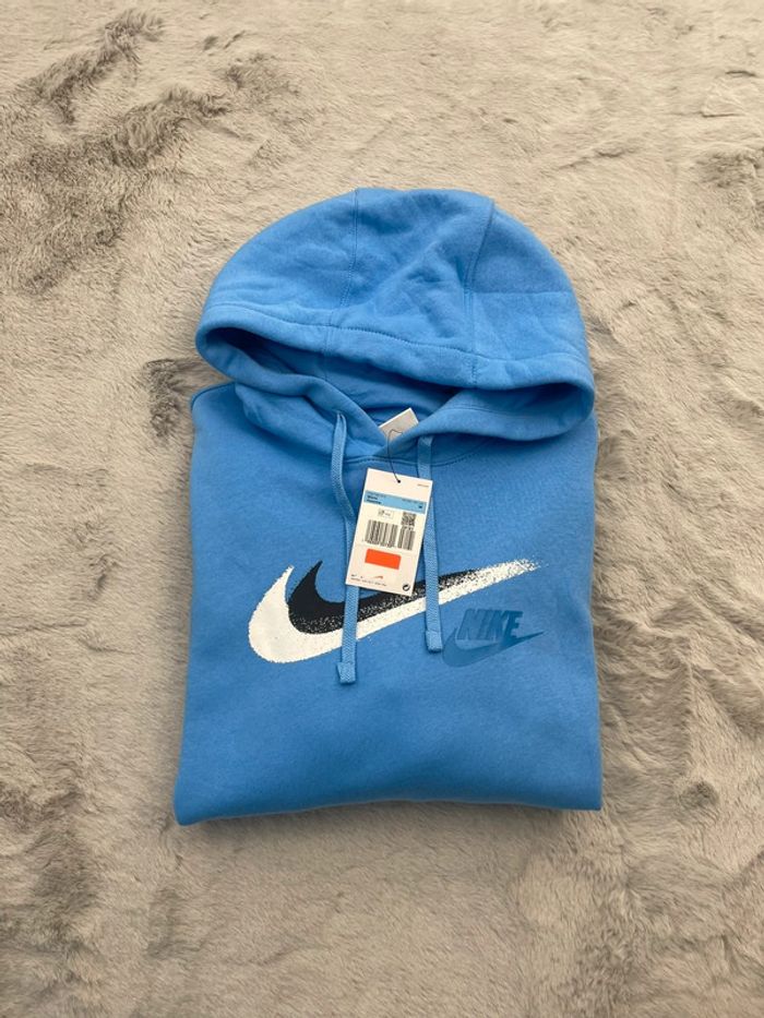 Sweat à capuche Nike bleu - Taille M