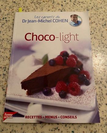 Livre de cuisine au chocolat