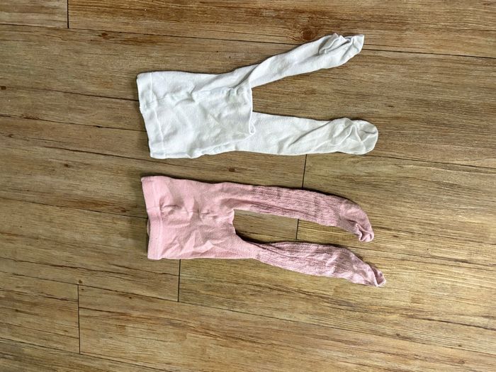 Lot 2 collants 3-6 mois - photo numéro 2