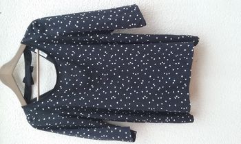 Haut noir et blanc Cache Cache