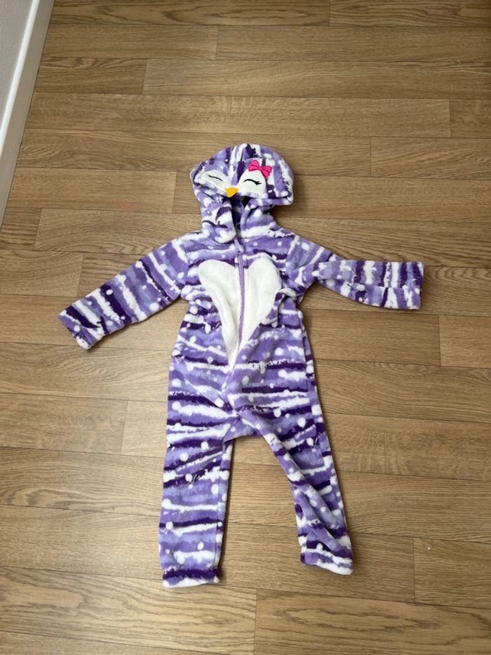 Pyjama combi une piece 24 Mois Neuf violet lilas