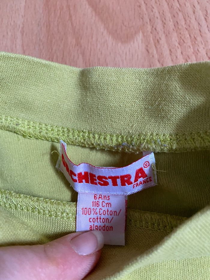 Beau sous-pull vert anis Orchestra T. 6 ans/116 cm garçon TBE - photo numéro 5
