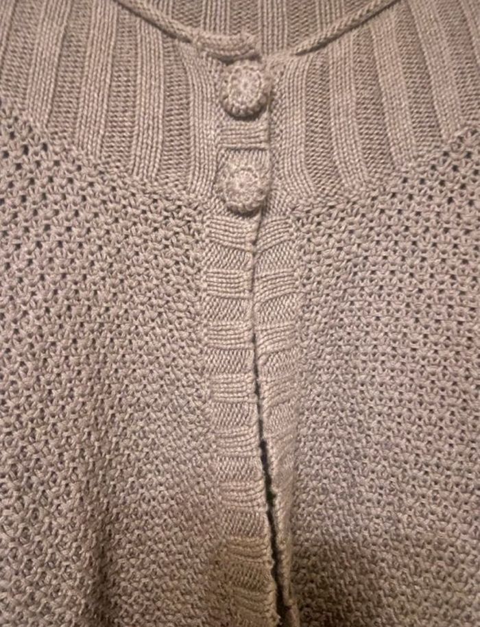 Boléro marron clair mi-manches - photo numéro 2