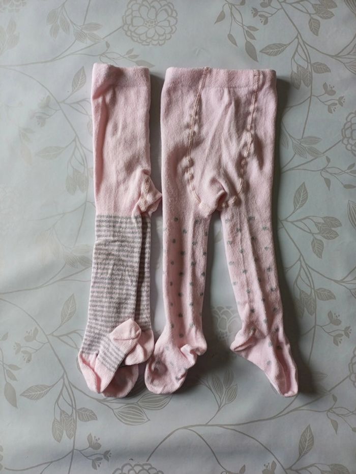 Lot 2 paires collants 3/6 mois Tex - photo numéro 2