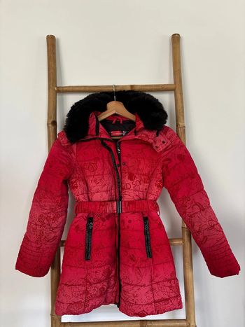 Manteau rouge Desigual taille 9/10 ans