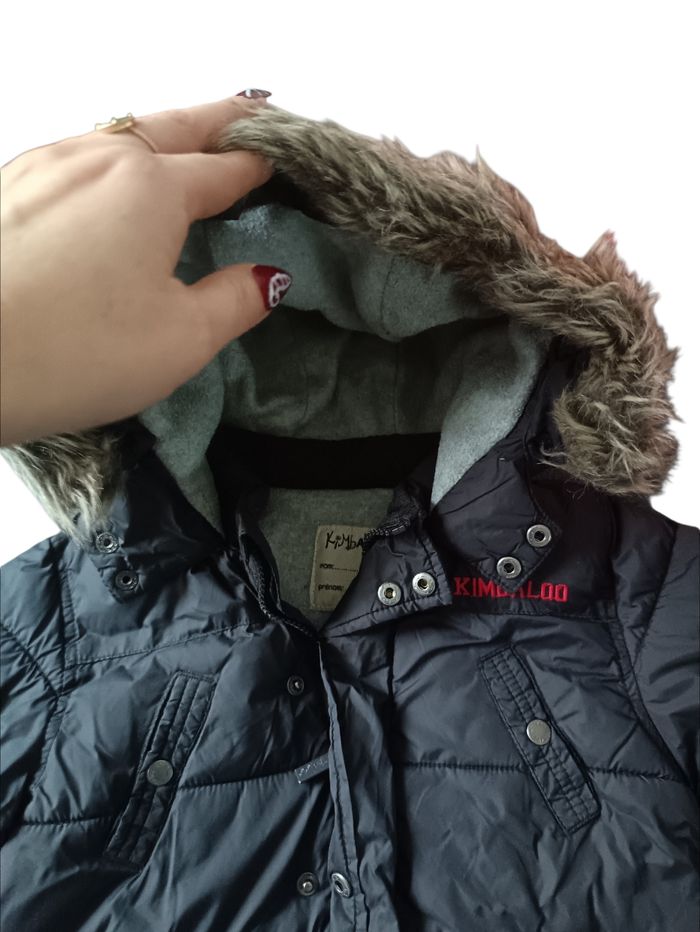 Manteau a capuche moumouté a la capuche 24 mois kimbaloo - photo numéro 5