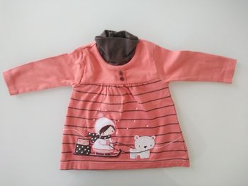 Robe manches longues, 3 mois