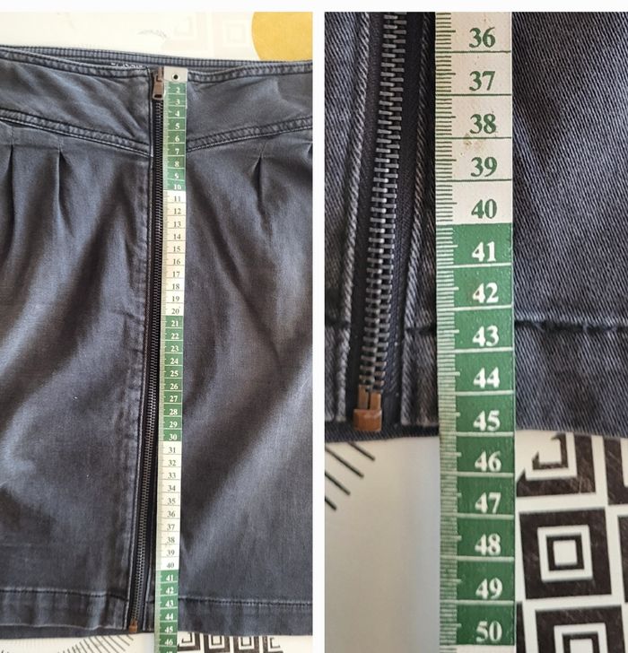 Esprit Jupe en Jean TFr38 -Gris Délavé en TBE - photo numéro 6