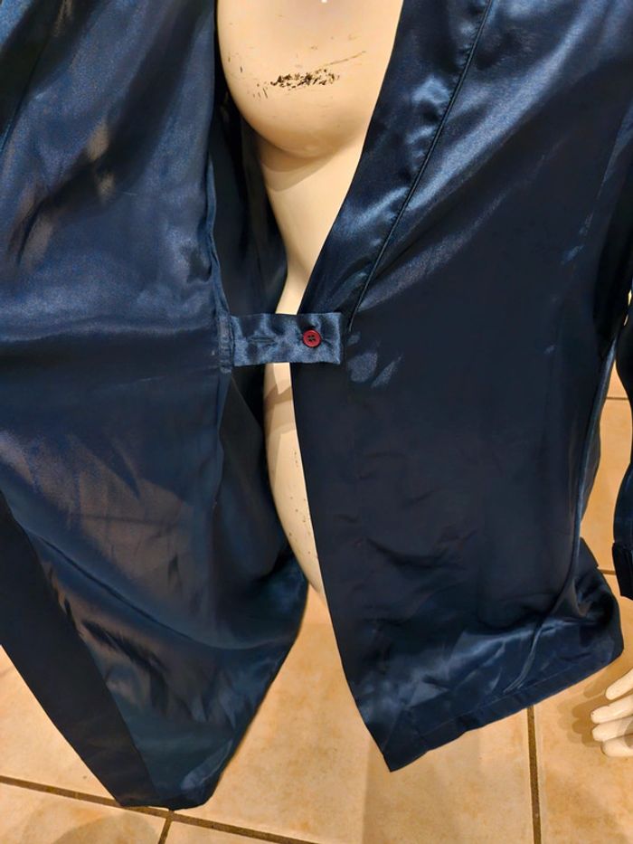 Déshabillé kimono femme satiné - photo numéro 3