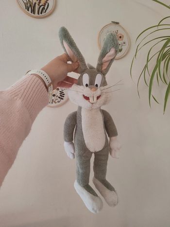 Peluche bugs bunny - lapin des Looney tunes