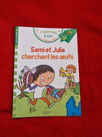 Livre j'apprends à lire sami et Julie cherchent les œufs