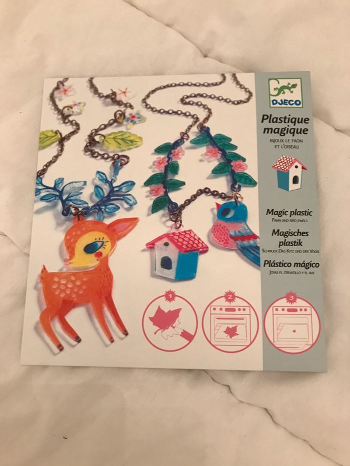 Plastique Magique Le faon et l'oiseau Djeco - photo numéro 1