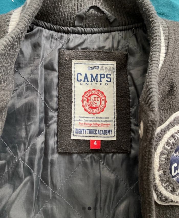 Blouson Veste aviateur Camps taille 4 ans - photo numéro 2