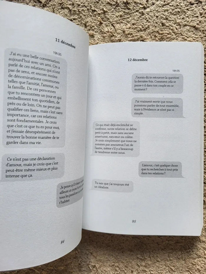 Livre "Amours solitaires" de Morgane Ortin - Roman épistolaire moderne - photo numéro 7