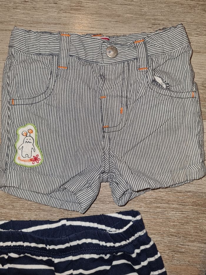 Lots shorts salopette 6mois - photo numéro 5