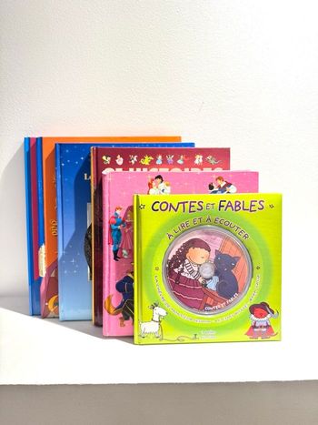 Lot de 6 livres illustrés pour enfants filles et garçons