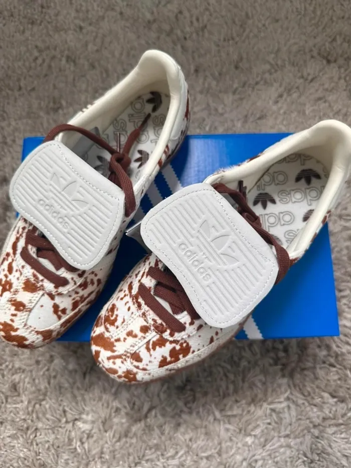 Adidas Samba Og LT cow print Brown White vache marron blanc - photo numéro 6