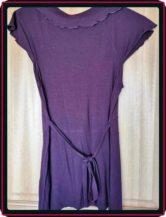 Tee shirt violet foncé - photo numéro 3