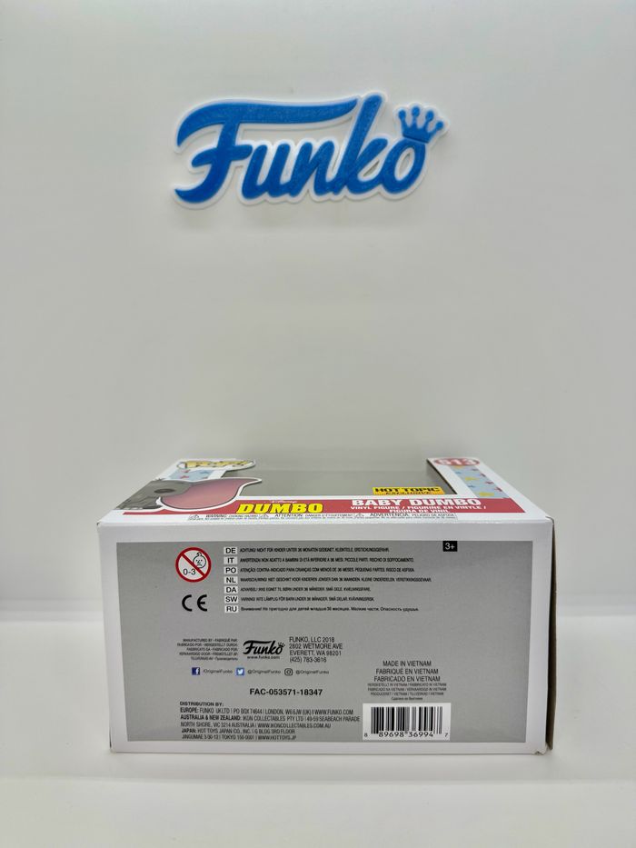 Funko Pop Disney Baby Dumbo 513 Diamond Hot Topic Exclusive 🇺🇸 - photo numéro 7
