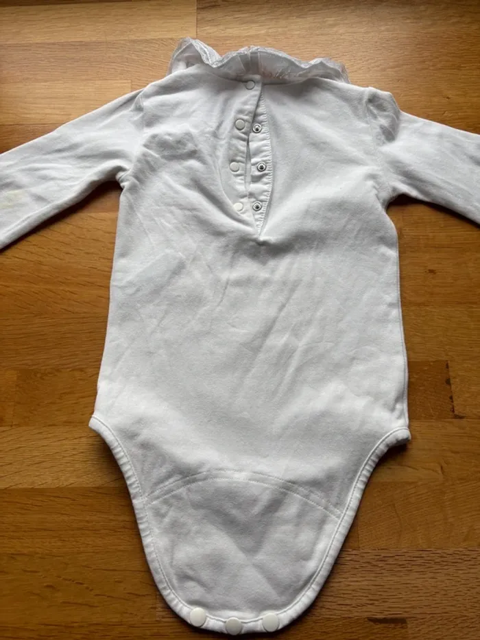 Body ML tartine et chocolat 6 mois fille - photo numéro 5