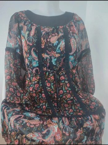 Vintage - robe avec doublure Bohème