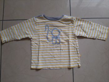 Tee shirt manches longues garçon 12 mois