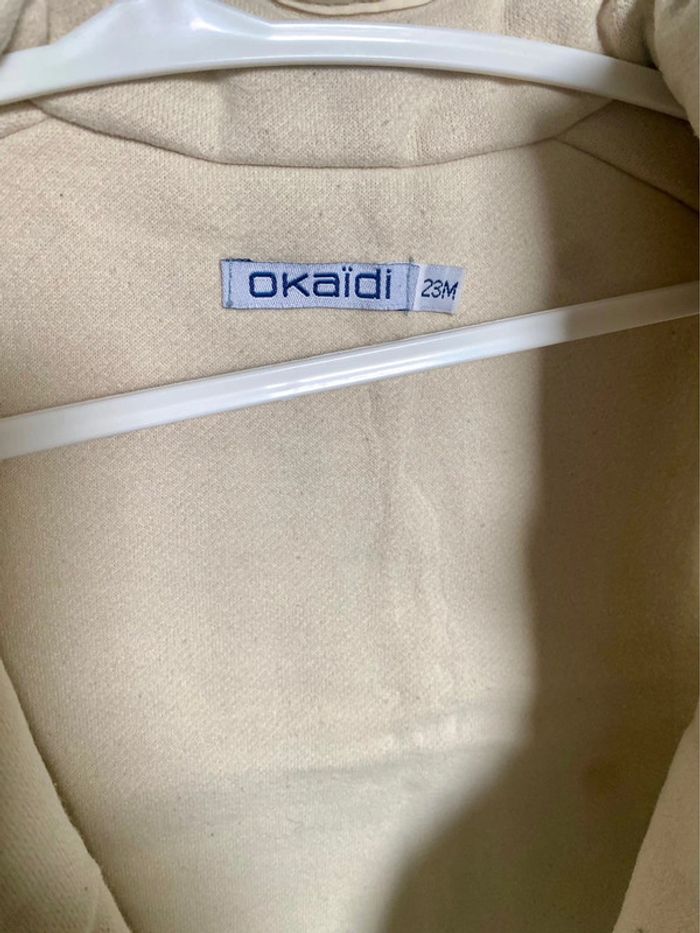 Jolie veste sans manche bleue taille 23 mois - photo numéro 3