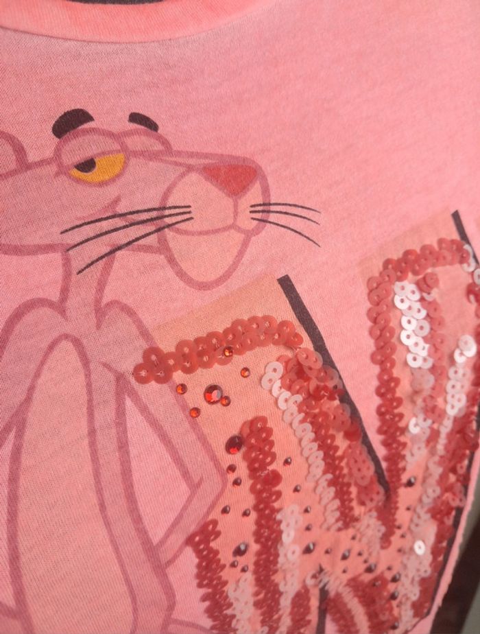 Frogbox tee-shirt panthère rose T.38 neuf - photo numéro 3