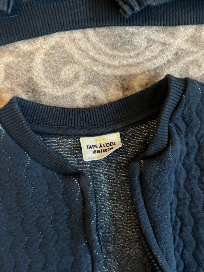 2 gilets veste mi saison fille 18 mois - photo numéro 2