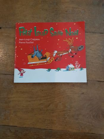 Livre loup sauve Noël