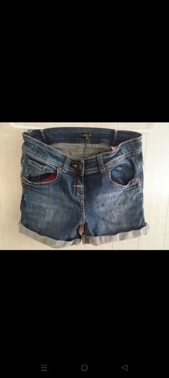 Short en jean