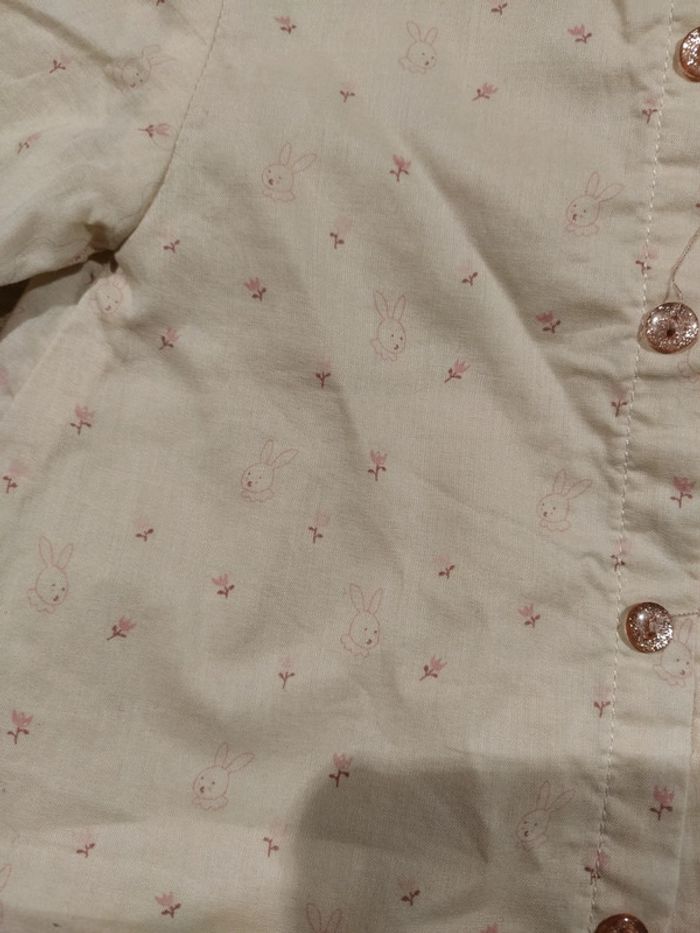 Blouse fille rose pâle - photo numéro 5