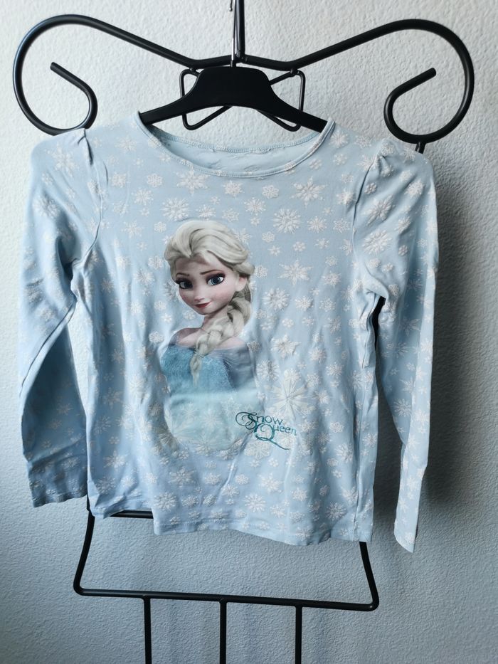 Tee Shirt bleu Reine des Neiges