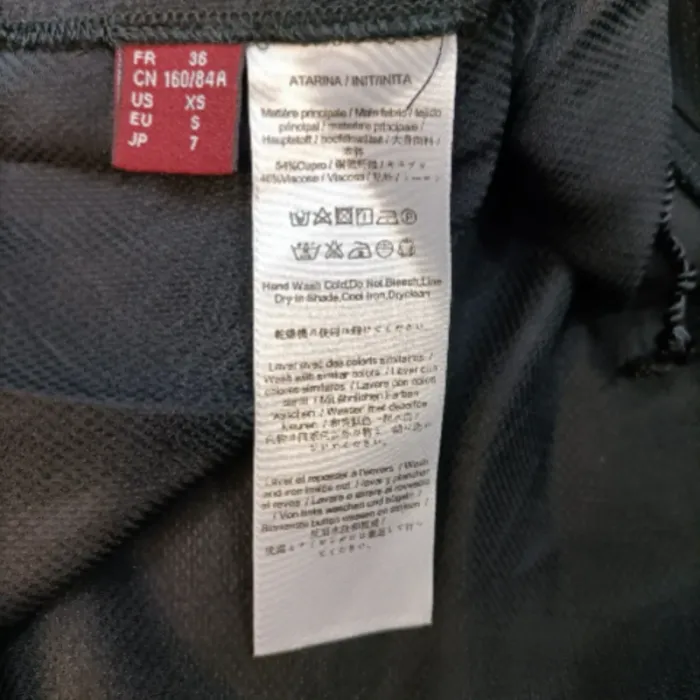 Blouse noire avec cordon de serrage - Comptoir des Cotonniers - Taille 36 - A079 - photo numéro 10