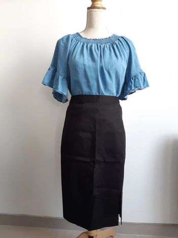 Jupe noire Kiabi T36 neuve