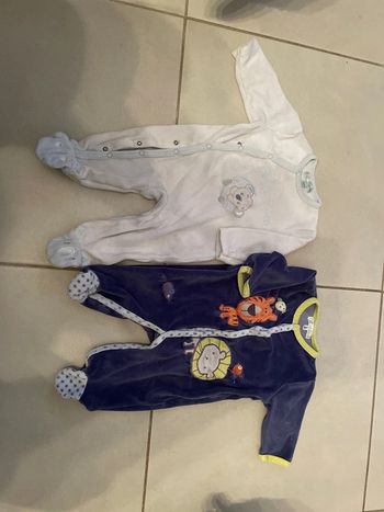 Lot de 2 pyjamas 3 mois