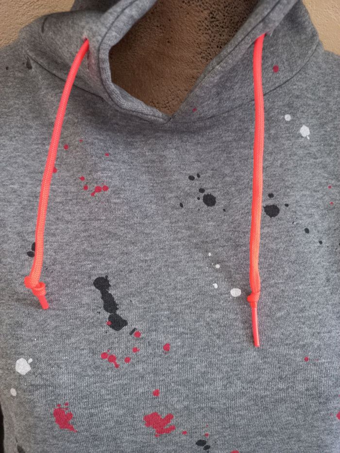 Sweat  à capuche  coolcat taille XS - photo numéro 2