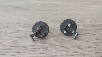 Lot x2 axe de roue avant pièce détachée miniature Burago bugatti type 59 1934 1/18 #B67