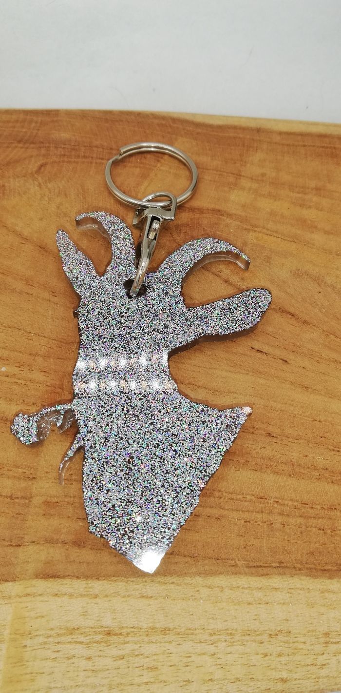 Porte-clef bikette résine